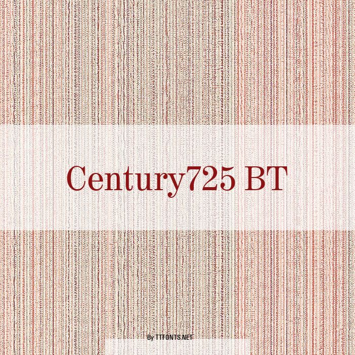 Century725 BT example